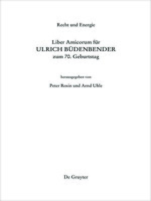 cover image of Recht und Energie